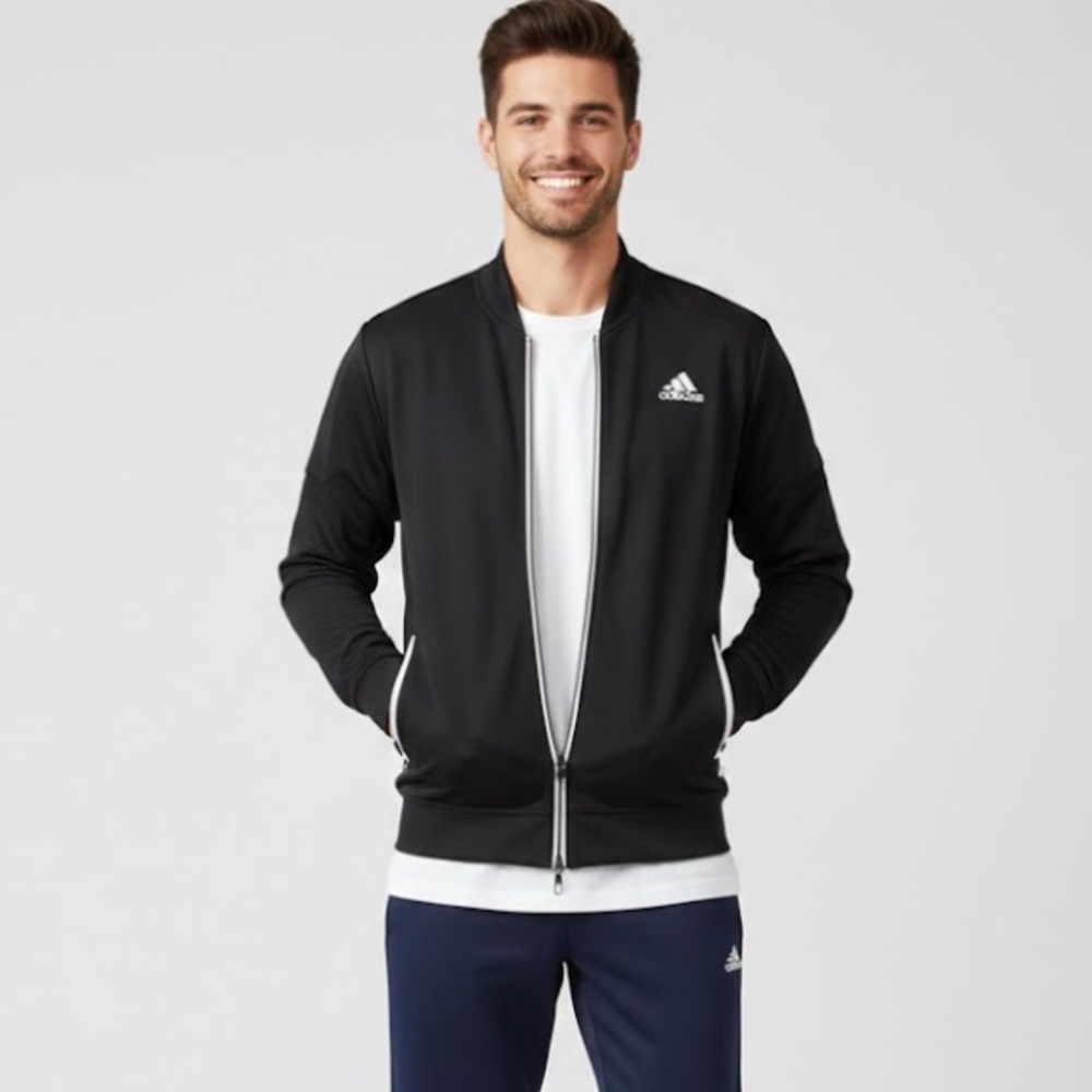 ADIDAS black light jacket size small - Picture 1 of 12